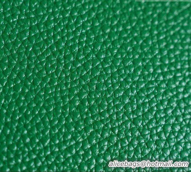 Top Quality Chanel Small Maxi Flap Bag in Grained Calfskin AS6231 Green/Gold 2026