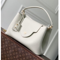 Famous Brand Louis Vuitton Capucines MM Taurillon Leather M26259 Light Grey
