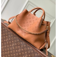 Well Crafted Louis Vuitton Bella Tote Bag in Mahina Perforated Calfskin M15116 Cognac 2026