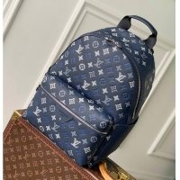 ​Top Design Louis Vuitton Monogram Shadow Discovery PM Backpack M27231 Navy Blue