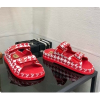 Most Popular Chanel Slipper Red 6080414
