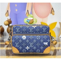 Best Product Louis Vuitton Nil Monogram Flowers Denim M27095 Blue 2026