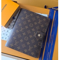High Quality Louis Vuitton Monogram Canvas Large Ring Agenda Cover R20107 2026