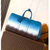 Shop Promotional Louis Vuitton Keepall Bandouliere 50 M28505 Blue 2026