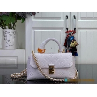 Discount Louis Vuitton Nano Madeleine Monogram Empreinte Leather M27043 Sweet Lavender