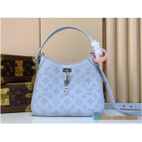 Luxury Cheap Louis Vuitton All Around PM Bleu Olympe Perforated Mahina M27053