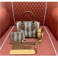 Well Crafted Louis Vuitton Speedy P9 Bandoulière 20 Camel Washed Stripes M27050 2026