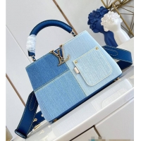 Grade Quality Louis Vuitton Capucines BB Blue Denim M27065