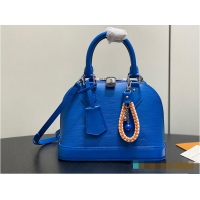 Top Grade Louis Vuitton Alma BB Epi Rainbow Ocean Blue M28902