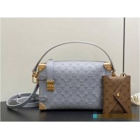 Best Price Louis Vuitton Minigram Bold Side Trunk MM Cloud Gray M15227