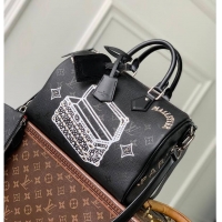 Top Grade Louis Vuitton Speedy P9 Bandoulière 30 Jackets Autres Cuirs M82478 Black
