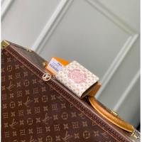 Reasonable Price Louis Vuitton LV Stamp Charms Pocket Wallet M82489 Banana