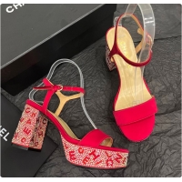 Good Quality Chanel Heels Red Pump 6080416