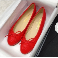 Hot Style Chanel Flat Mule Red 6080417