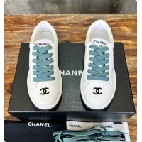 Popular Style Chanel C Sneaker White And Mint 6080422