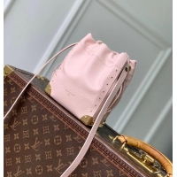 Hot Sell Cheap Louis Vuitton Nano Noé Trunk Rose Petal Calfskin Leather M15149