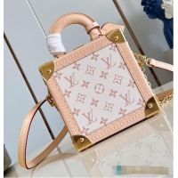 New Fashion Louis Vuitton Louis Vuitton Mini Square Trunk Monogram Dune coated canvas M28676