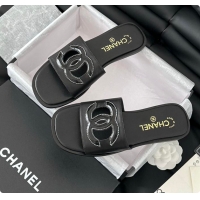 Buy Luxury Chanel Women Slide Black 6080605