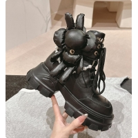 Best Grade Chanel Ankle Boots Black 6080612