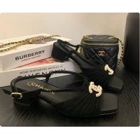 Most Popular Chanel Sandal Black 6080705