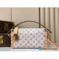 Good Quality Louis Vuitton LV Crafty Side Trunk MM East-West Monogram Dune M14294