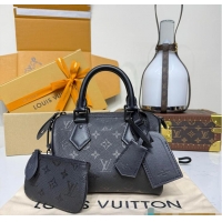Reasonable Price Louis Vuitton Monogram Speedy P9 Bandoulière 20 Ultrablack M28262