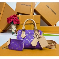 Top Quality Louis Vuitton Monogram Speedy P9 Bandoulière 20 M28262 Purple