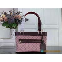 Most Popular Louis Vuitton Lucille PM Monogram Mini Canvas Tote Bag M28265 Rose/Pink