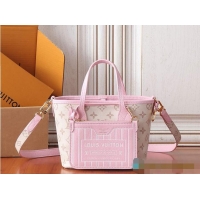 Sophisticated Cheap Louis Vuitton Neverfull Inside Out BB Monogram Dune/Pink M58957