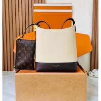 Top Grade Louis Vuitton Flight Mode Low Key Hobo PM Bicolor Moonstone Brown M58961