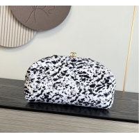 Traditional Discount Chanel Clutch with chain Lambskin & Gold-Tone Metal AS6237 White/Black 2026