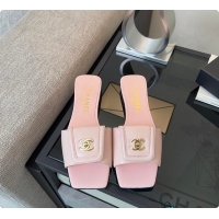 Pretty Style Chanel Mules Lambskin Pink 6080808