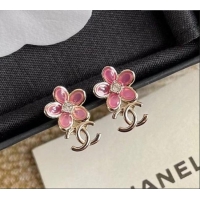 Buy Inexpensive Chanel Bloom Short Earrings 0108 Pink 2026