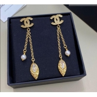Promotional Chanel Pendant Long Earrings 0108 Gold 2026