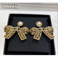 Buy Fashionable Chanel Bow Short Earrings CH010901 2026
