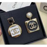 Grade Design Chanel Short Earrings CH011001 White/Black 2026