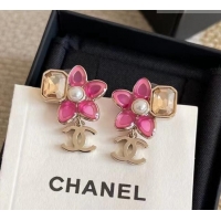 Free Shipping Discount Chanel Bloom Earrings CH012619 Pink 2026
