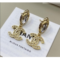 Grade Inexpensive Chanel Crystals Earrings CH012813 Gold 2026