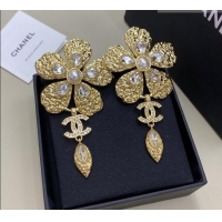 New Release Creation Chanel Bloom Clip Earrings CH012818 Gold 2026