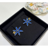 Best Grade Chanel Bloom Studs Earrings CH032023 Blue 2026