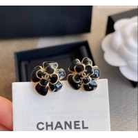 Reasonable Price Chanel Camellia Studs Earrings CH032028 Black 2026