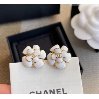 New Fashion Chanel Camellia Studs Earrings CH032028 White 2026
