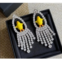 Top Grade Discount Chanel Bird Earrings CH080510 Silver/Yellow 2026