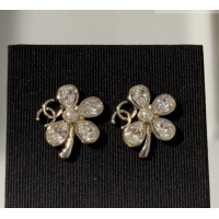 Buy New Cheap Chanel Clover Earrings CH080515 Gold 2026