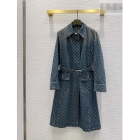 Buy Fashionable Gucci GG Denim Coat GG032501 Blue 2026