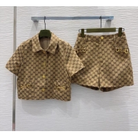 Market Sells Gucci GG Top and Shorts G041445 Beige 2026