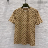 Best Quality Gucci GG T-shirt G42111 Brown 2026
