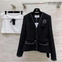 Traditional Discount Chanel Tweed Jacket CH032519 Black 2026