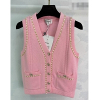 ​Classic Specials Chanel Wool Vest with Chain CH032502 Pink 2026
