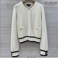 Market Sells Discount Chanel Cashmere Cardigan CH032529 White 2026